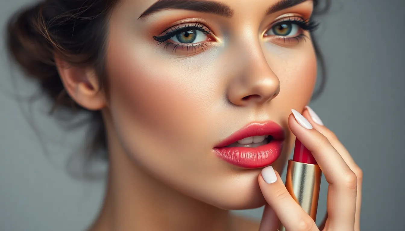 AI generating lipstick previews