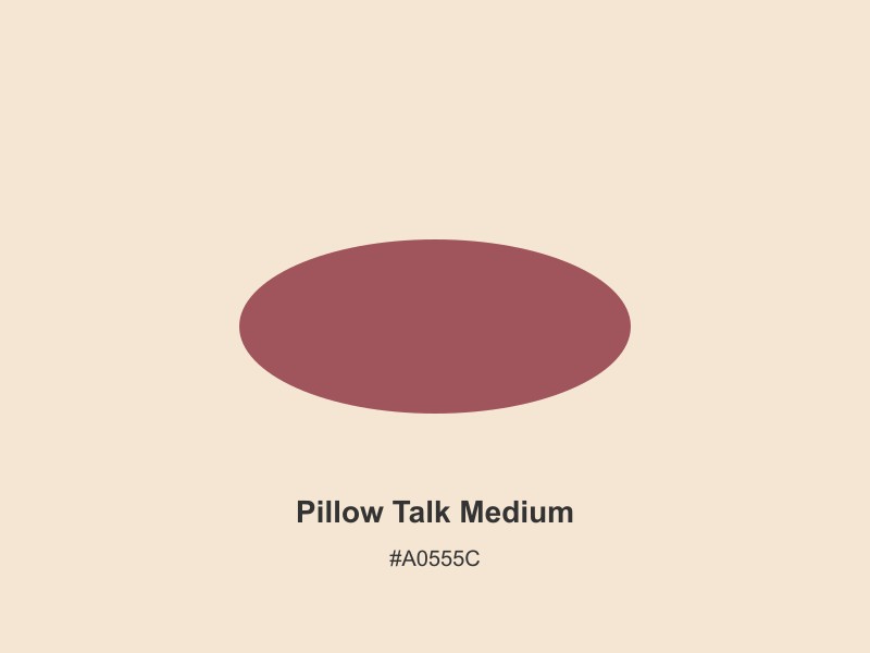 Charlotte Tilbury Pillow Talk Medium swatch – warm undertone