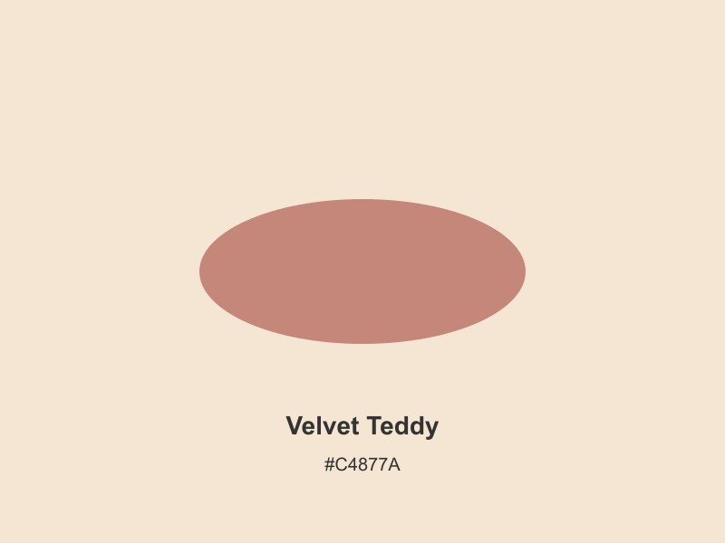 MAC Cosmetics Velvet Teddy swatch – warm undertone